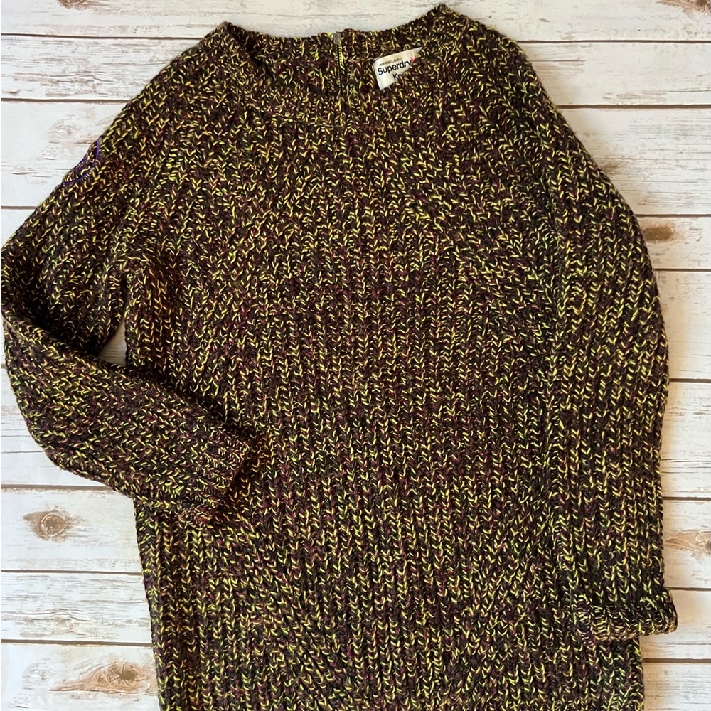 SUPERDRY HYPER KNITWEAR Sweater Size Small EUC